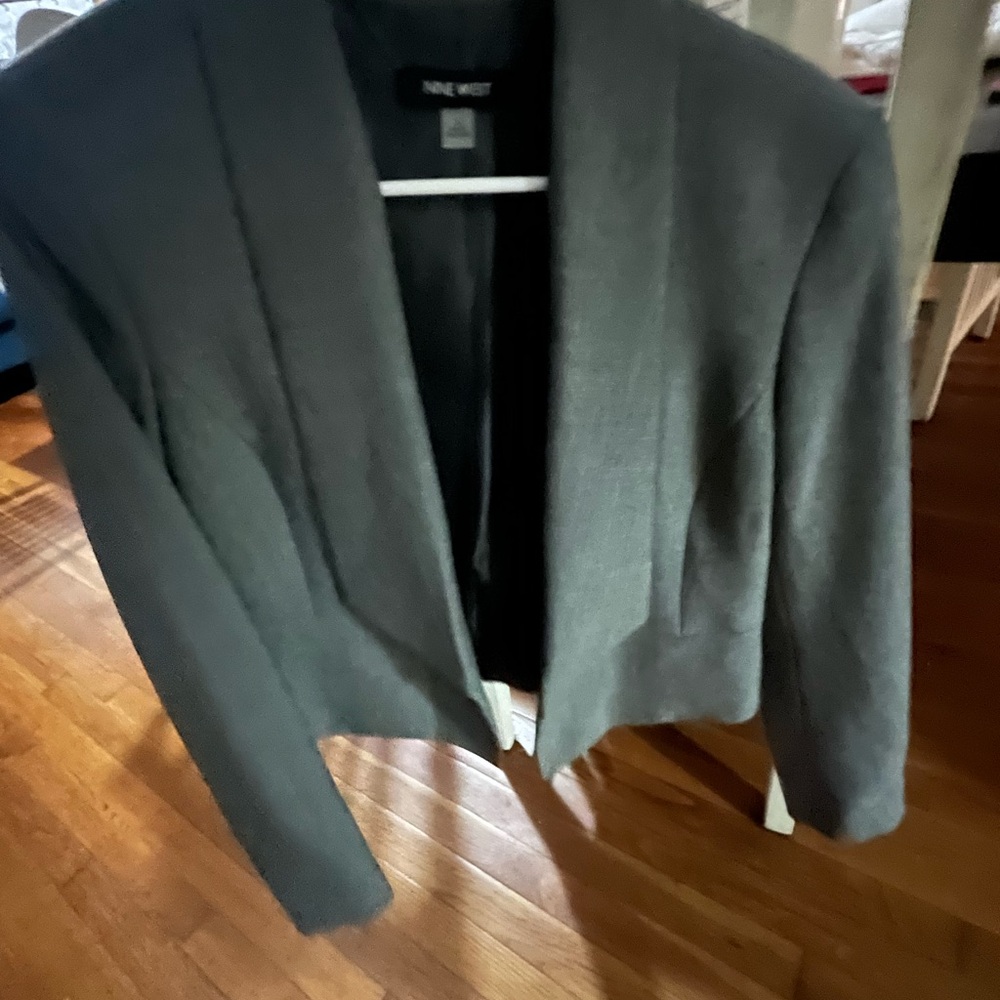 Nine West Charcoal Women's Blazer